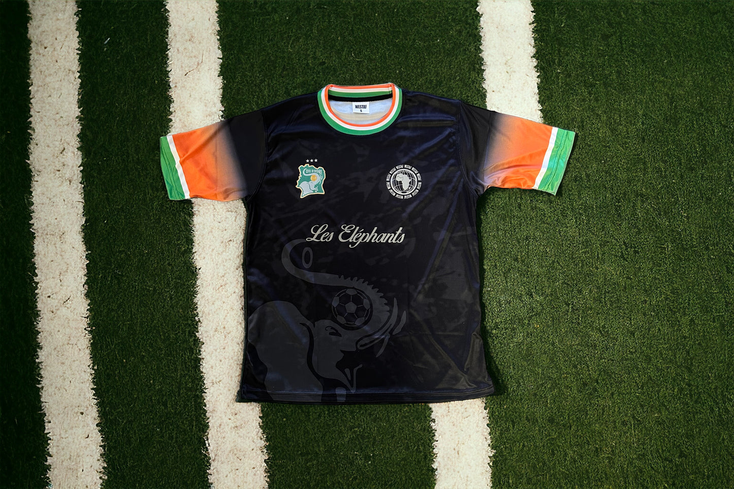 Maillot Édition limitée Côte d’Ivoire Noir 🇨🇮🌟