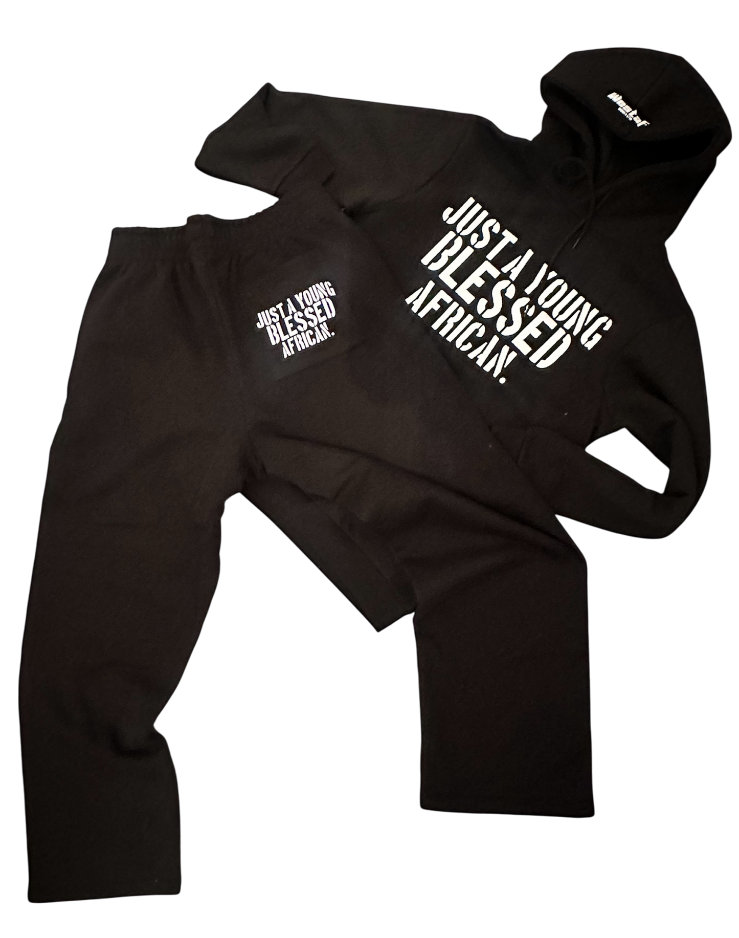 Hoodie Oversized « Just A Young blessed African »