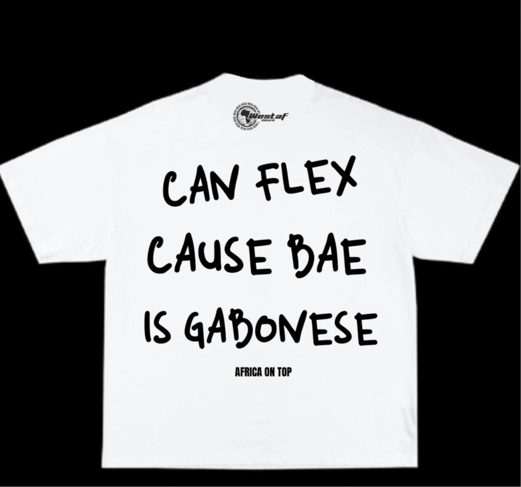 Oversized Tee « CAN FLEX CAUSE BAE IS… »