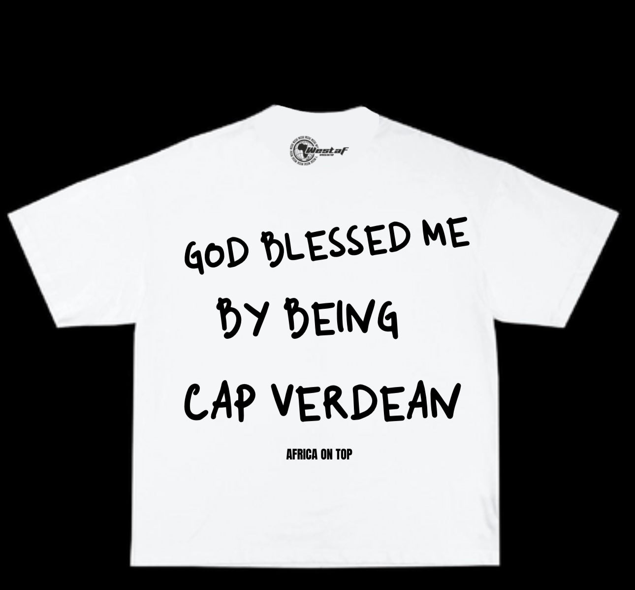 Oversized Tee « GOD BLESSED ME BY BEING… »