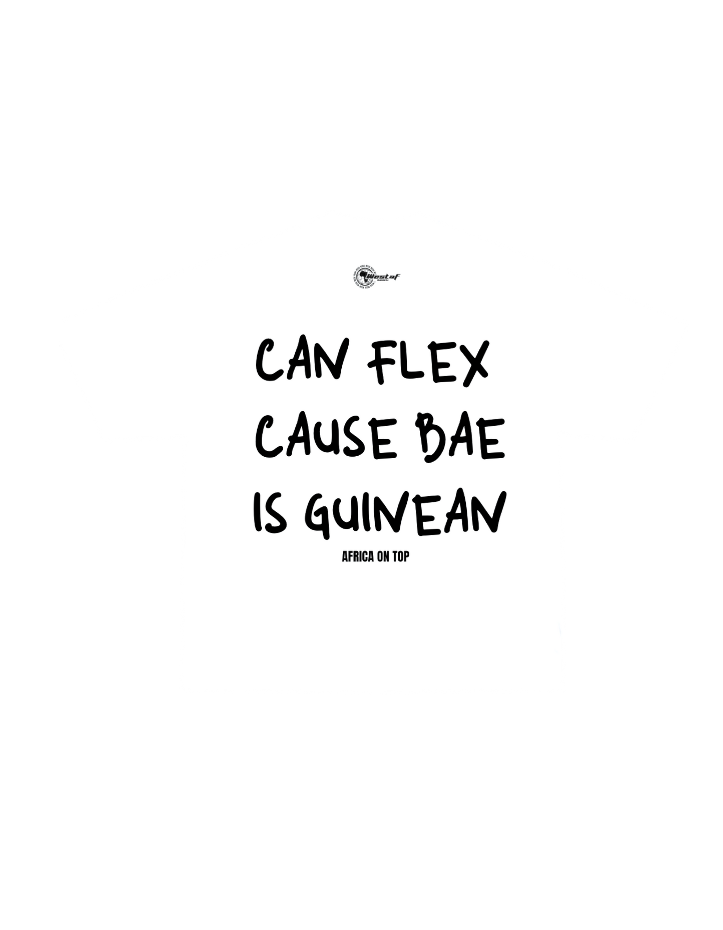Oversized Tee « CAN FLEX CAUSE BAE IS… »