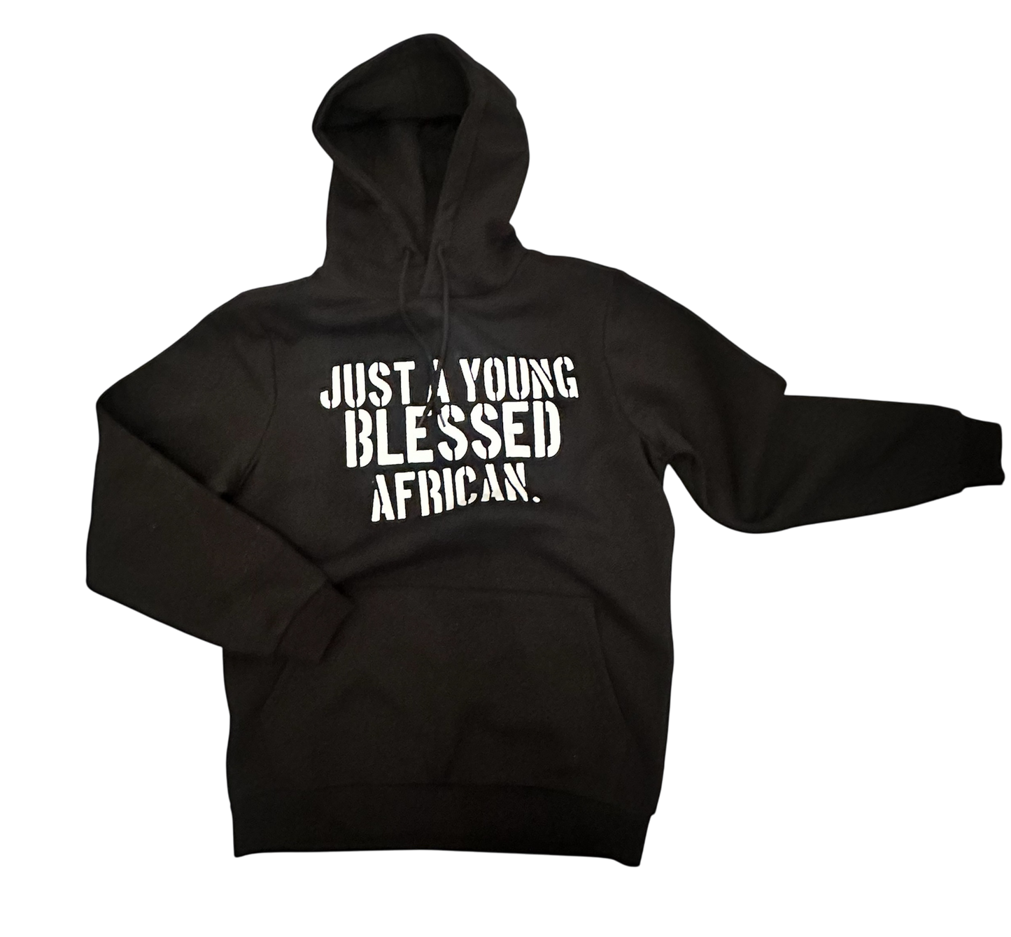 Hoodie Oversized « Just A Young blessed African »